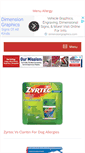 Mobile Screenshot of menuallergie.net